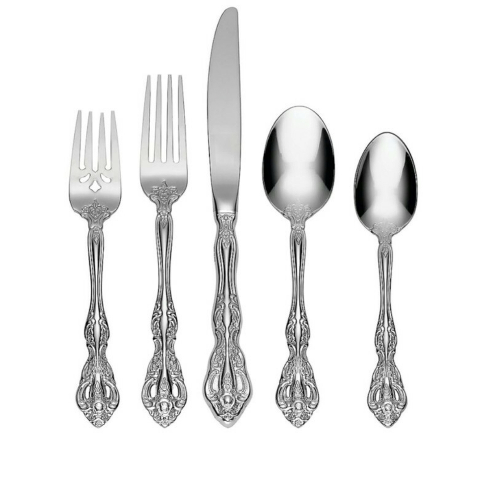 NWT 10 Pc in Boxes Oneida Michelangelo 18/10 Place Setting for 2 Made in USA